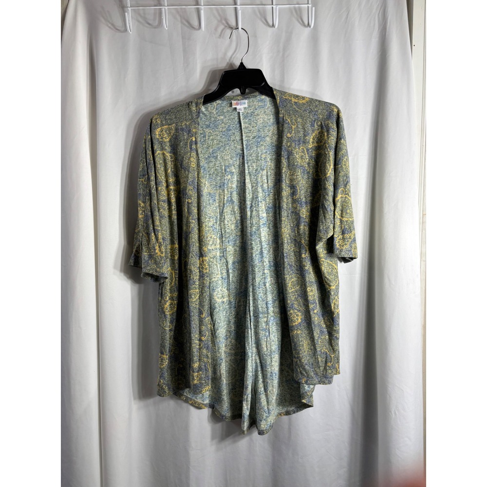 LuLaRoe Kimono Cardigan Women's Size S‎ Paisley Print